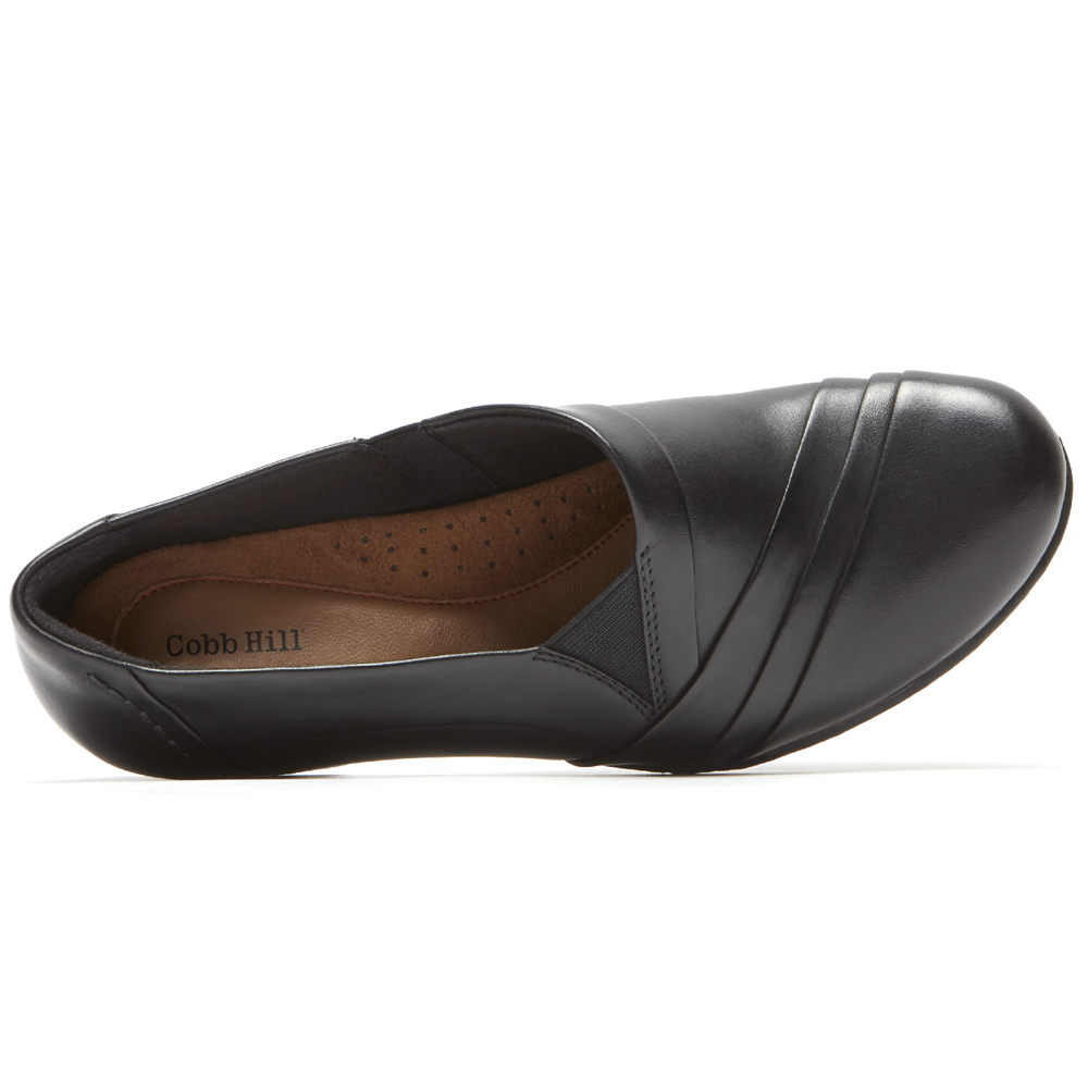 Rockport Slip-On Dam Svarta - Cobb Hill Abbott - GIOKT9315